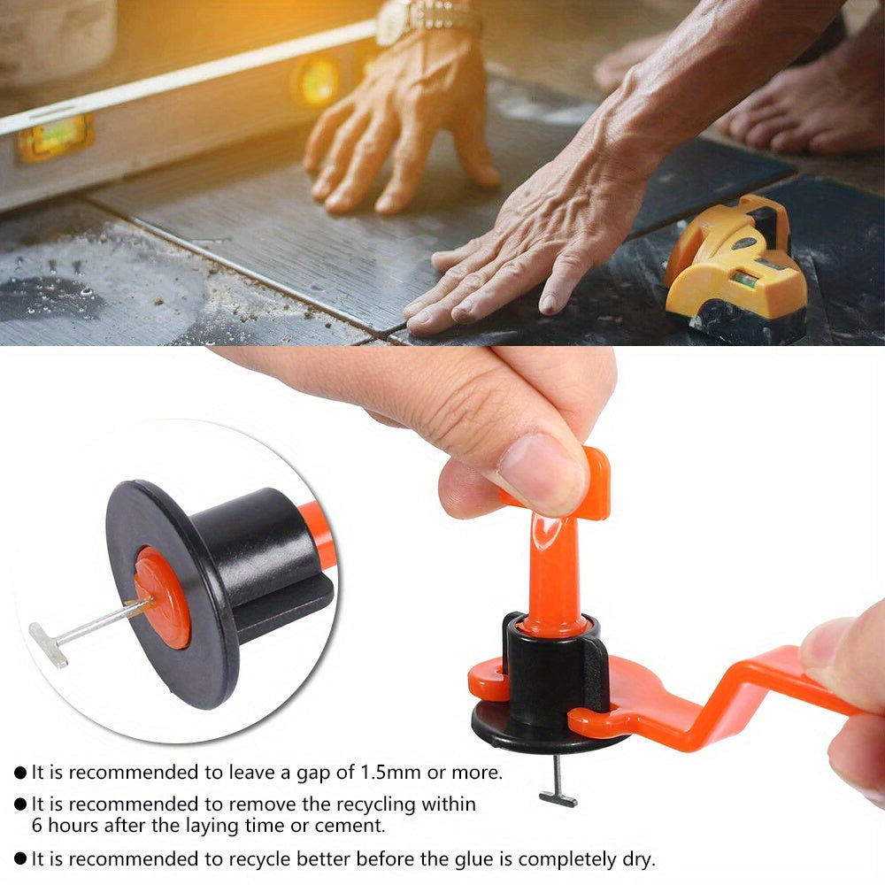 151/251/326/426 PCS Tile Leveler Decorative Tools - Reusable Ceramic Tile Leveling Tools - Floor Wall Spacers - Positioning Spacers - PP Material - No Electronic Parts - No Battery - No Power Source