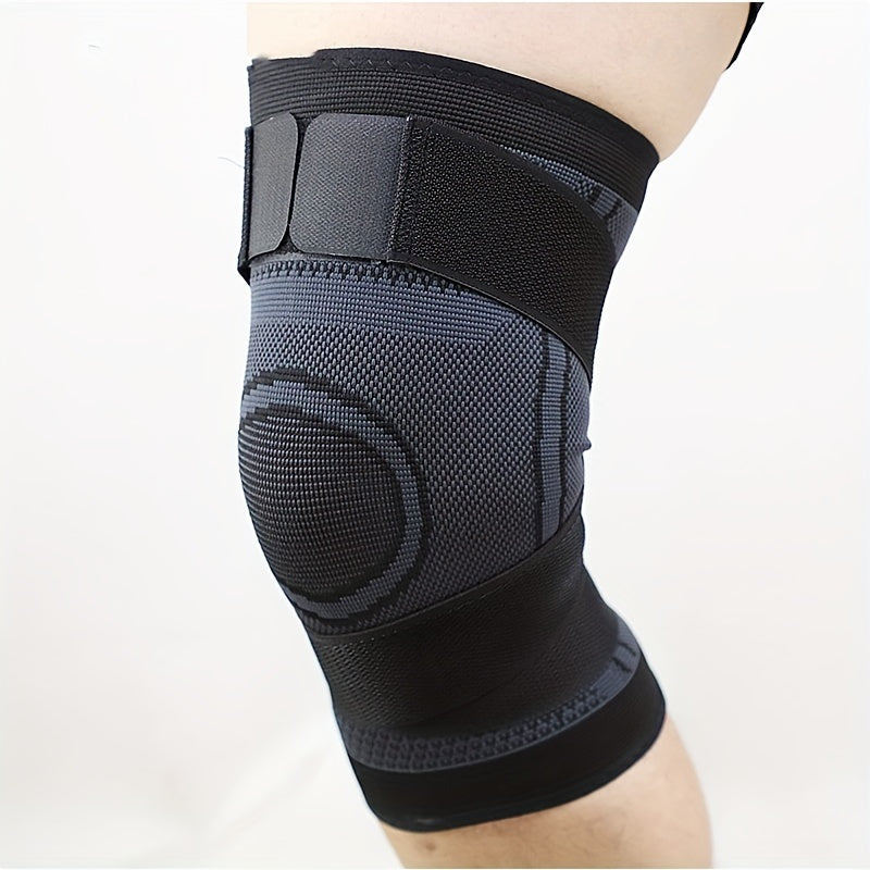 1pc Breathable Compression Knee Brace For Sports, Gym, Hiking, And Joint Support - High Elastic Knee Pad Protector For Fitness, Weightlifting, And Mountaineering