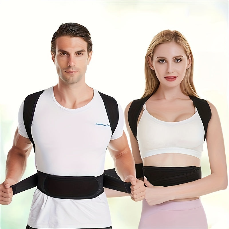 Back Posture Brace Clavicle Support, Stop Slouching And Hunching, Adjustable Back Trainer Unisex, Order A Size Up