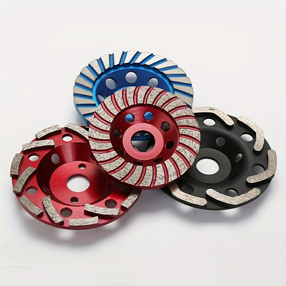 12.7 cm Diamond Grinding Wheel for Marble, Granite, Concrete Floor Grinding - Compatible with Angle Grinders - FIXDRY Brand