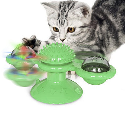 Katze Plattenspieler Katze Windmühle Spielzeug Glühenden Spielzeug