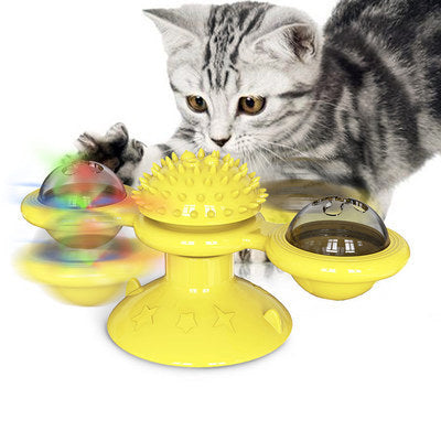 Katze Plattenspieler Katze Windmühle Spielzeug Glühenden Spielzeug